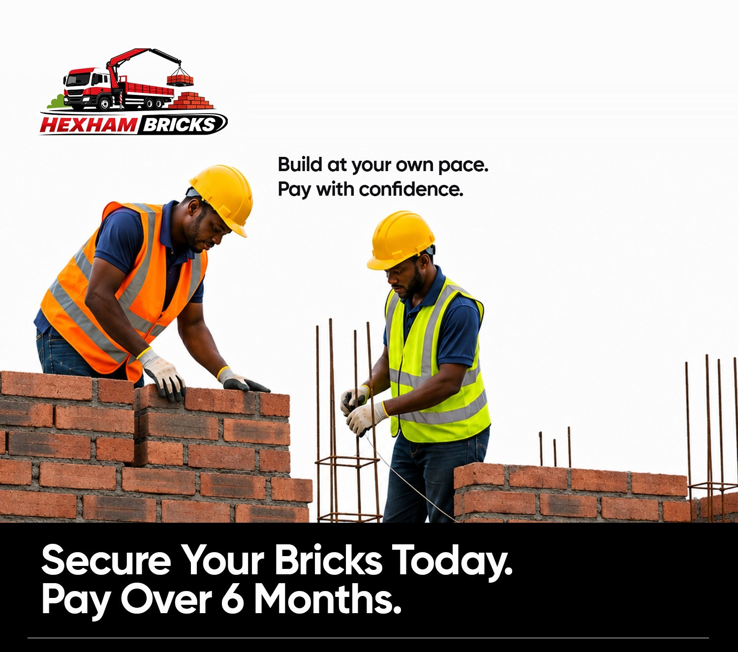 Hexham Bricks lay-bye: 6 months to pay, interest free — secure your bricks today